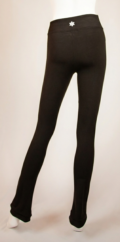 Persea Premium Black Flared Pant | Pro-Weight Figure Skating Pants