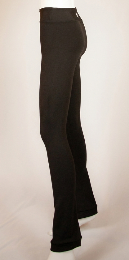 Persea Premium Black Flared Pant | Pro-Weight Figure Skating Pants